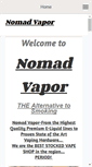 Mobile Screenshot of nomadvapor.com